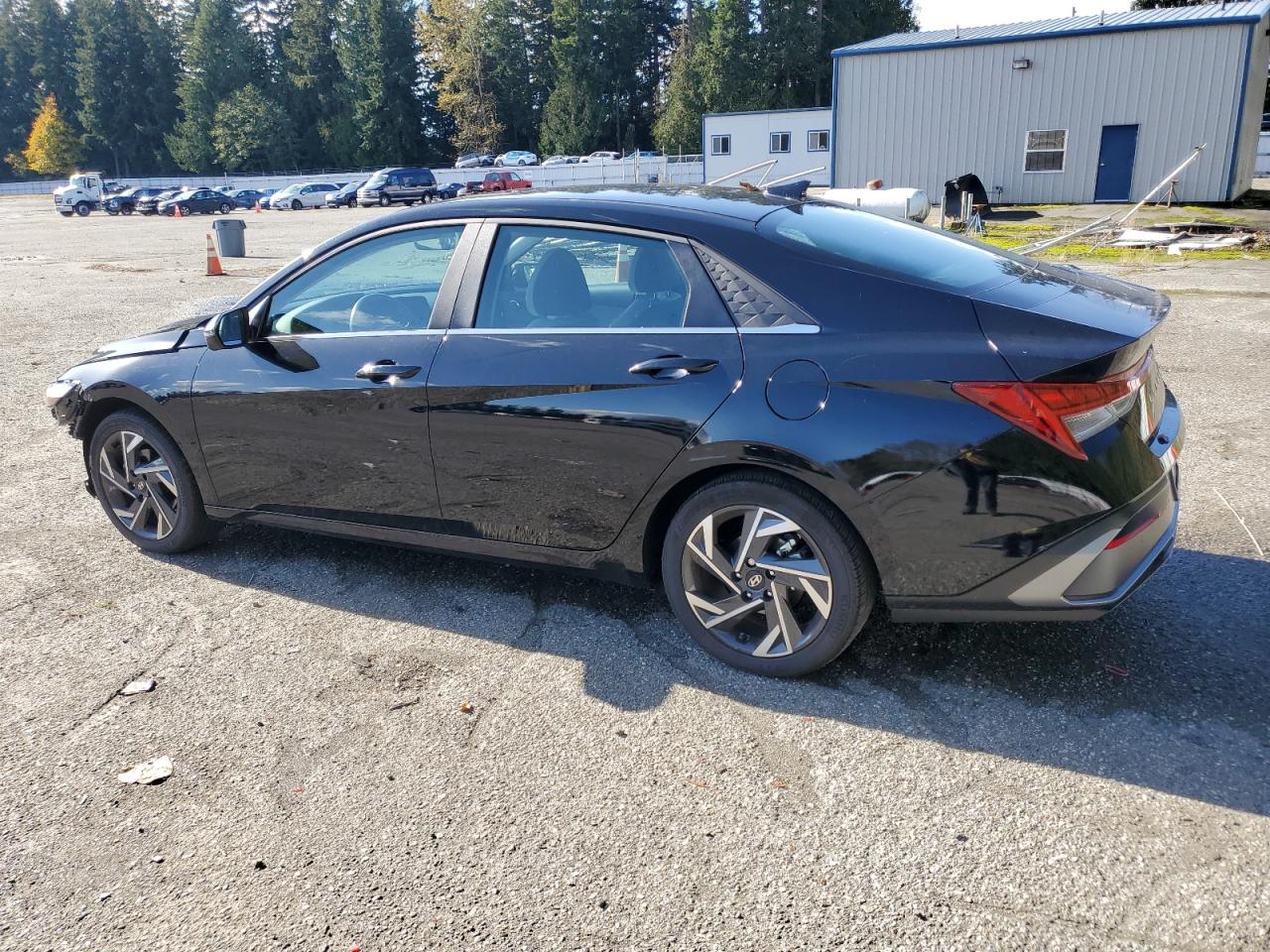 2024 Hyundai Elantra VIN KMHLP4DG1RU650495 Copart auction photo, front end / side damage thumbnail 2