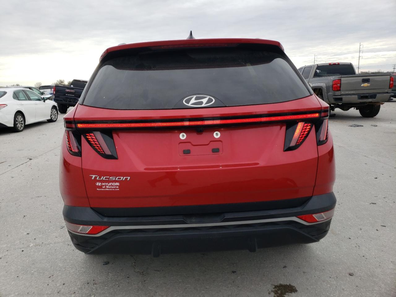 2022 Hyundai Tucson VIN 5NMJF3AE0NH053657 Copart auction photo, front end damage thumbnail 6