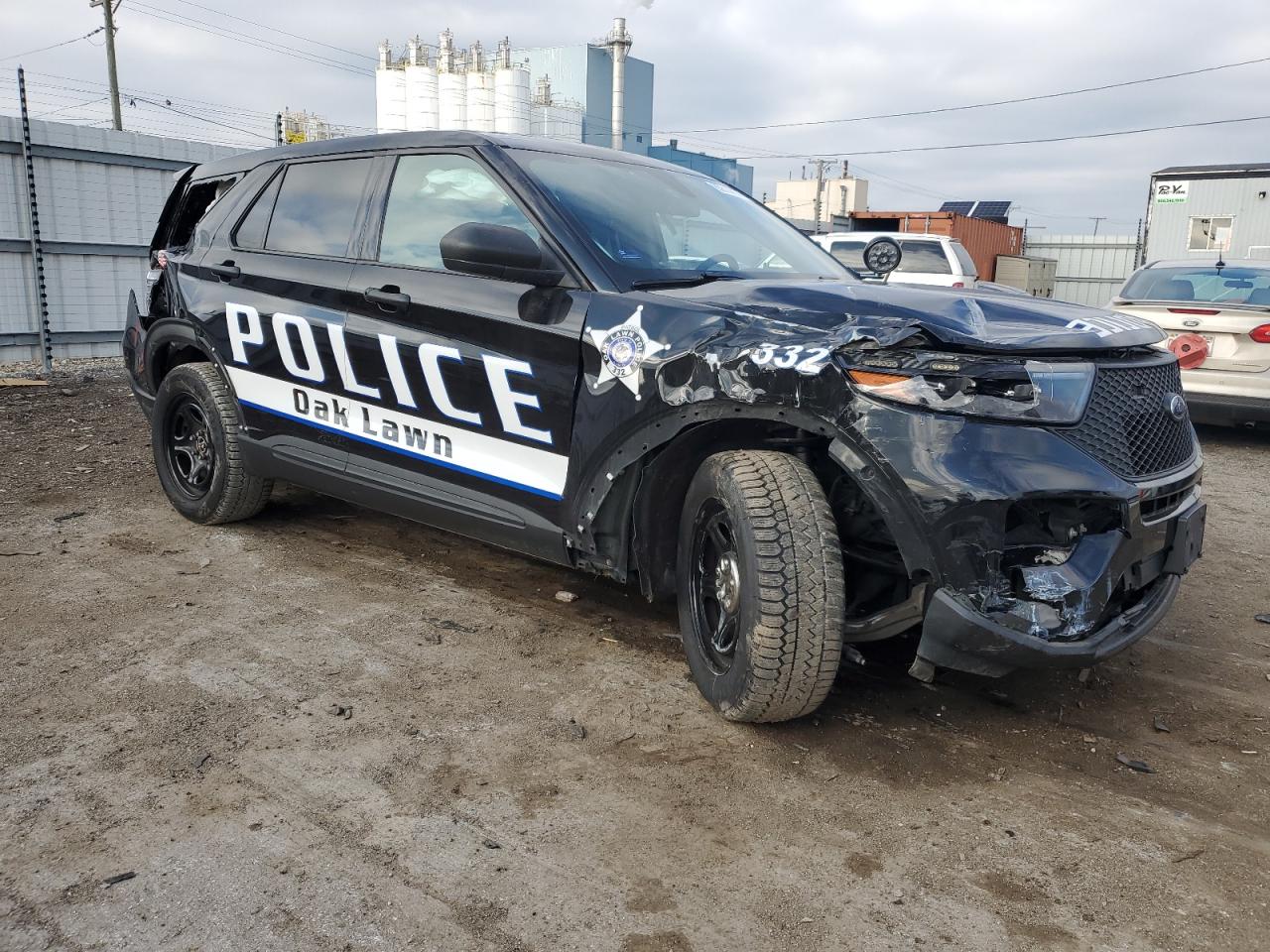 2020 Ford Explorer VIN 1FM5K8AB2LGB42906 Copart auction photo, all over damage thumbnail 4