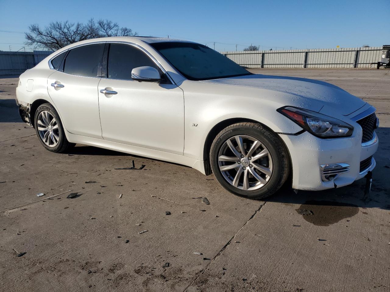 2017 Infiniti Q70 VIN JN1BY1AP2HM741521 Copart auction photo, rear end / front end damage thumbnail 4