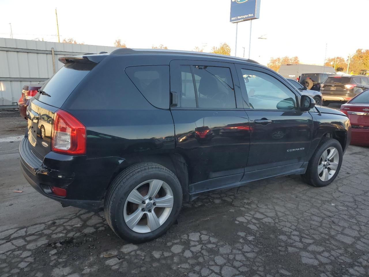 2012 Jeep Compass VIN 1C4NJCEB5CD685317 Copart auction photo, mechanical / front end damage thumbnail 3