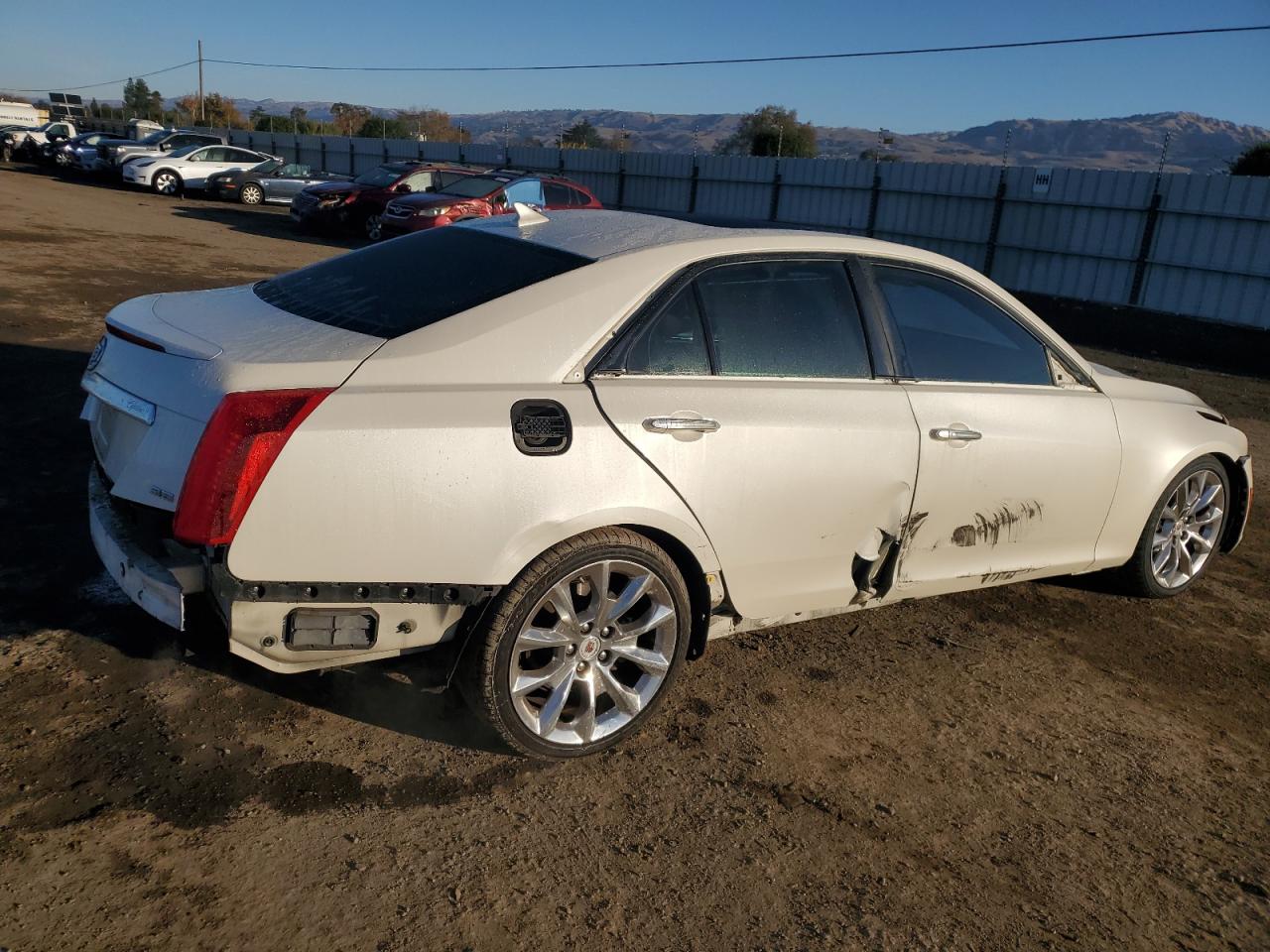2014 Cadillac CTS VIN 1G6AS5S34E0180516 Copart auction photo, all over damage thumbnail 3