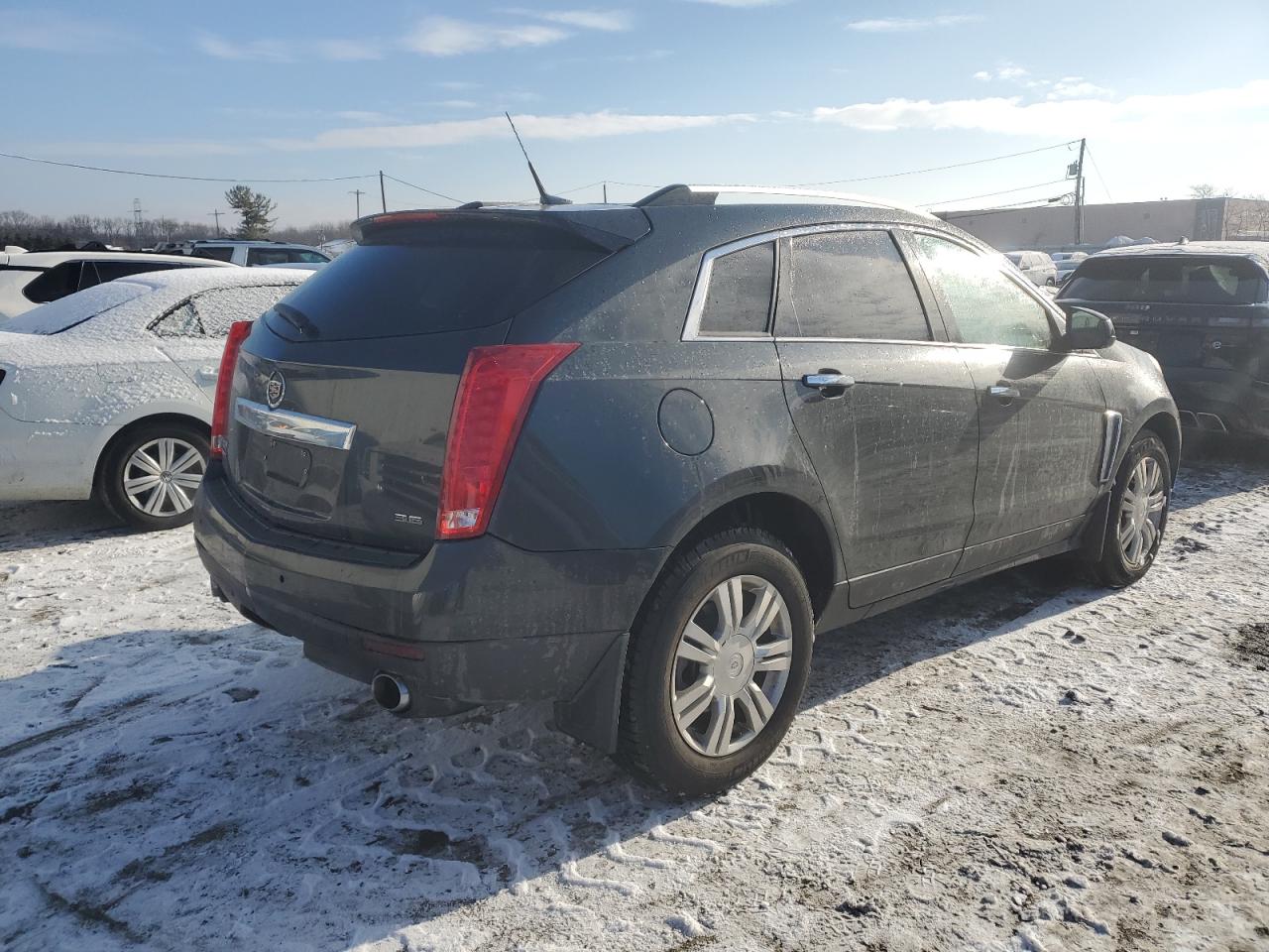 2014 Cadillac SRX VIN 3GYFNBE34ES644315 Copart auction photo, rear end damage thumbnail 3