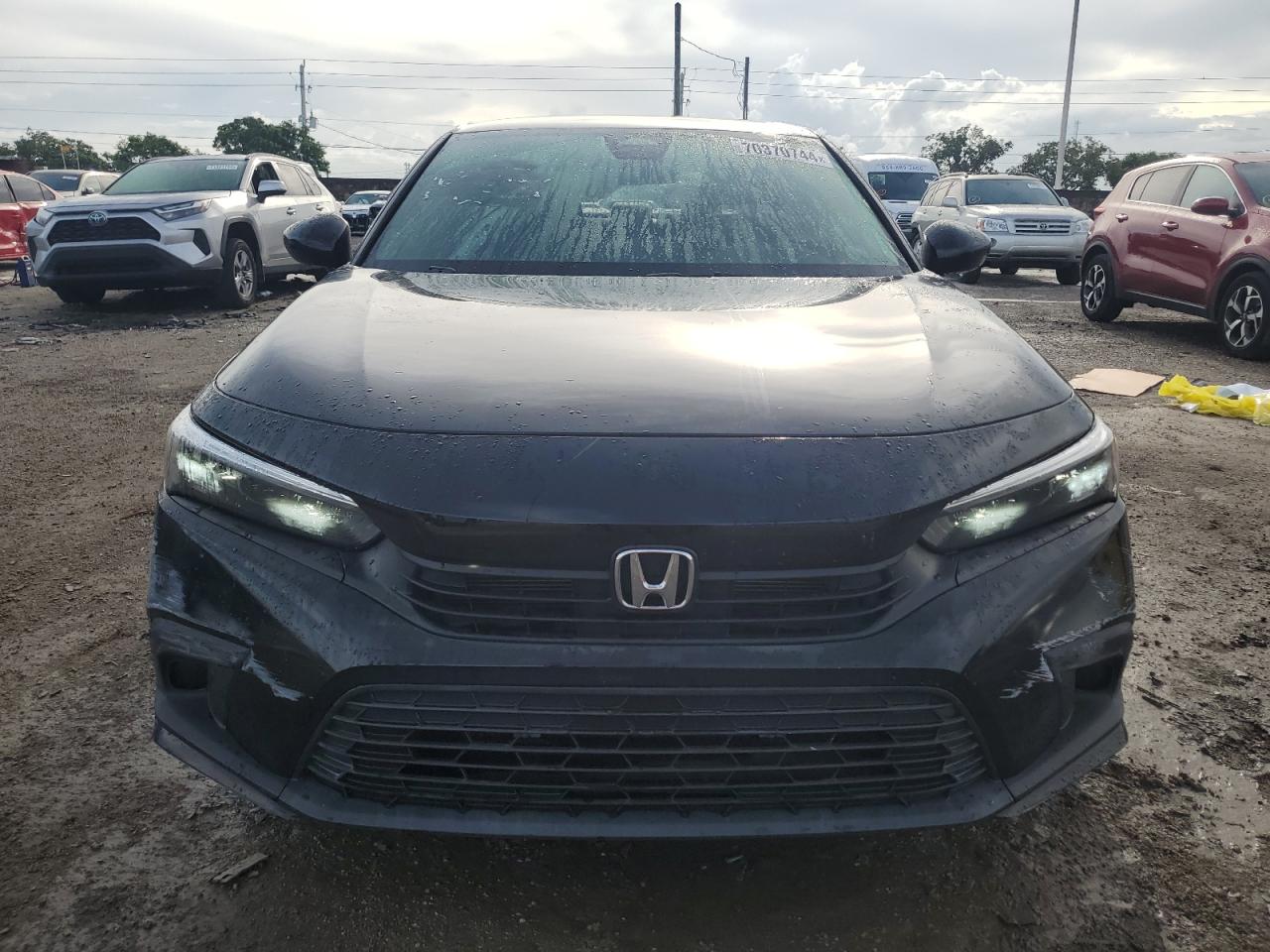 2022 Honda Civic VIN 2HGFE2F50NH541614 Copart auction photo, all over damage thumbnail 5