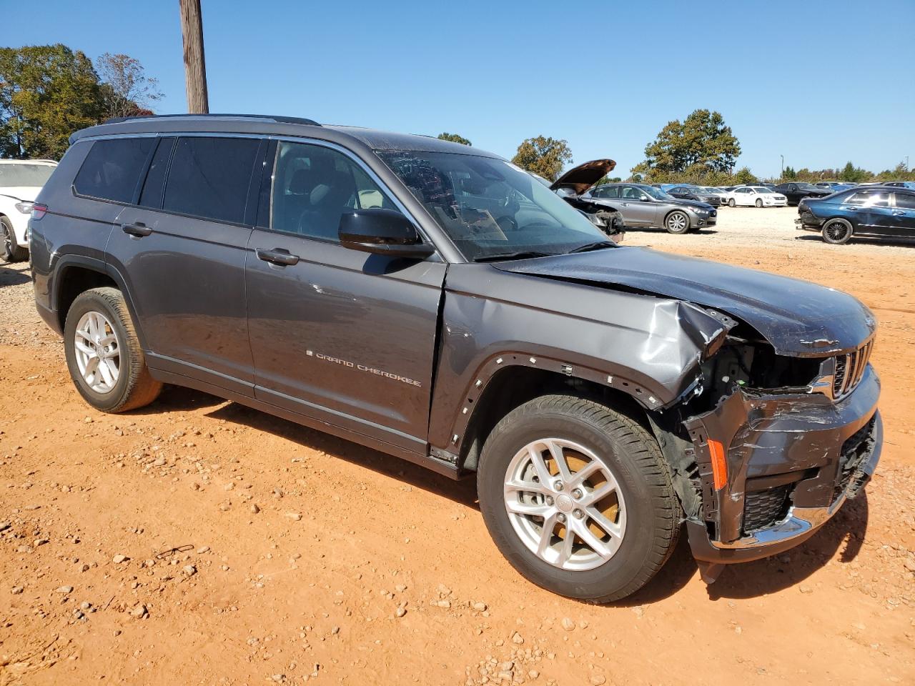 2021 Jeep Grand Cherokee VIN 1C4RJKAG5M8203064 Copart auction photo, front end damage thumbnail 4