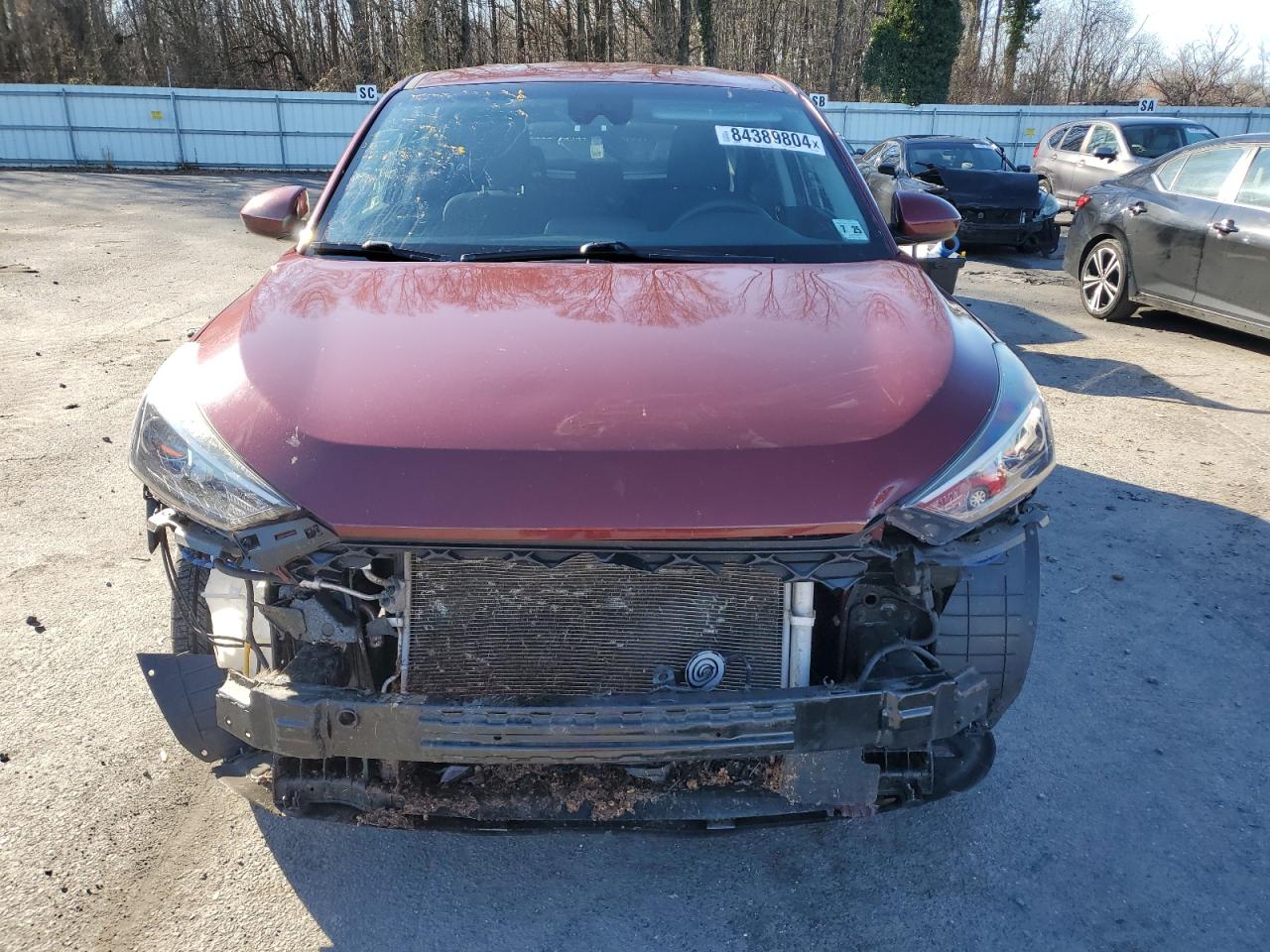 2020 Hyundai Tucson VIN KM8J2CA48LU213840 Copart auction photo, front end damage thumbnail 5