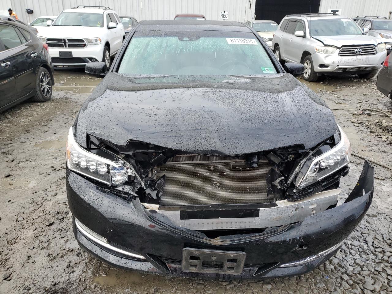 2015 Acura RLX VIN JH4KC1F50FC000420 Copart auction photo, front end damage thumbnail 5