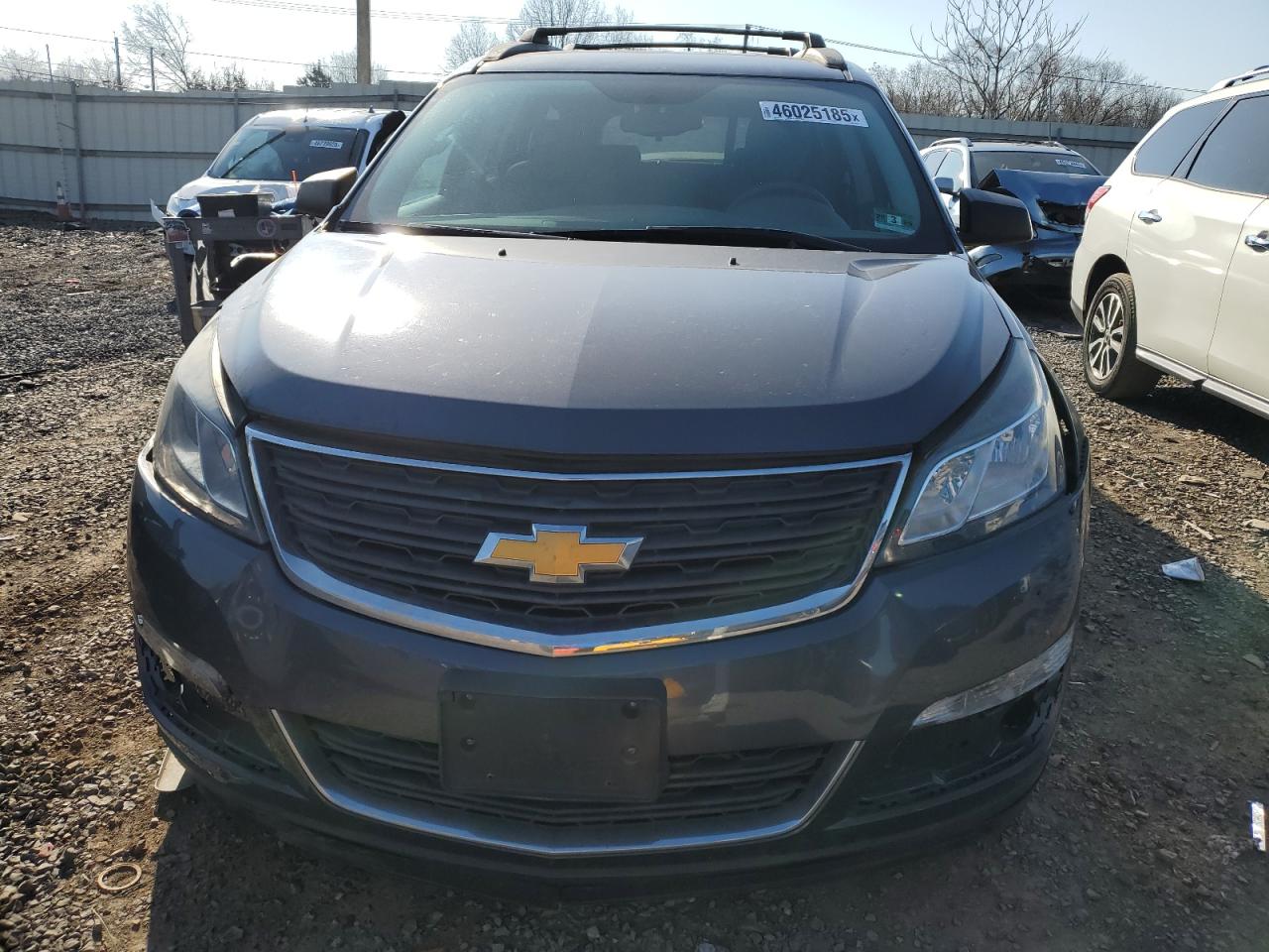 2014 Chevrolet Traverse VIN 1GNKVFKD1EJ133808 Copart auction photo, front end / side damage thumbnail 5