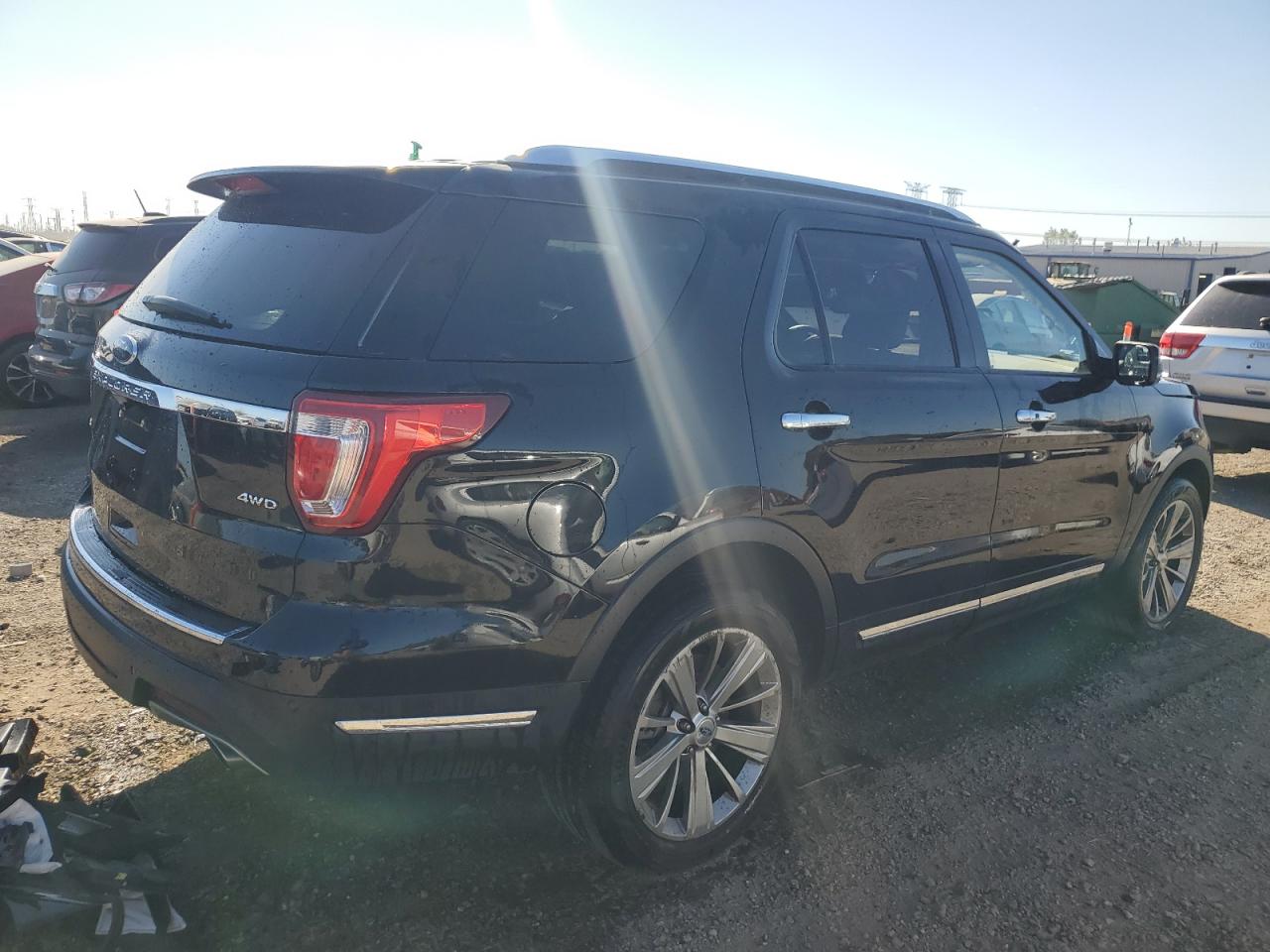 2018 Ford Explorer VIN 1FM5K8F84JGC16790 Copart auction photo, water/flood / vandalism damage thumbnail 3