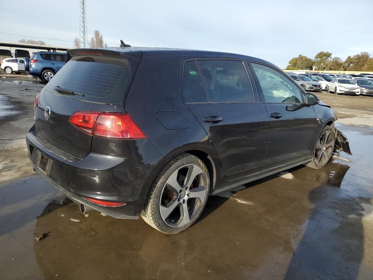 2016 Volkswagen GTI VIN 3VW5T7AU3GM043680 Copart auction photo, front end / undercarriage damage thumbnail 3