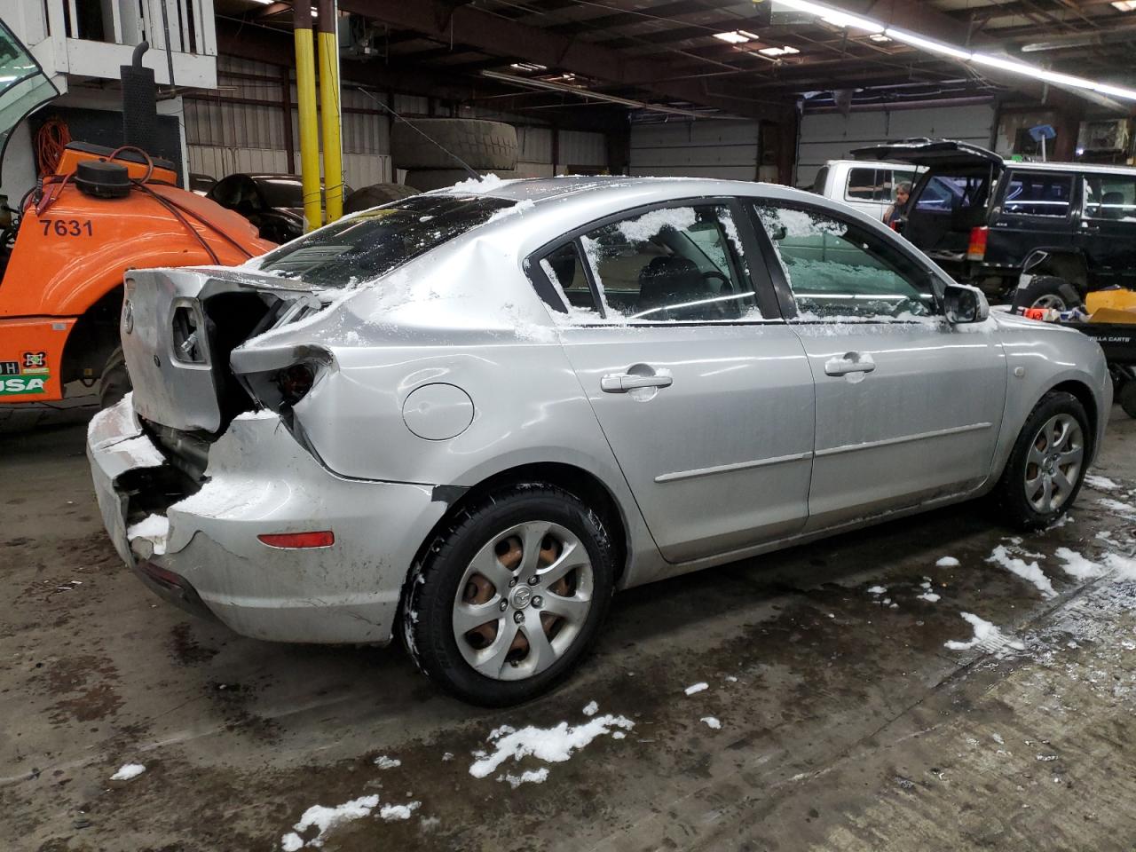 2008 Mazda 3 VIN JM1BK32FX81132162 Copart auction photo, rear end / hail damage thumbnail 3