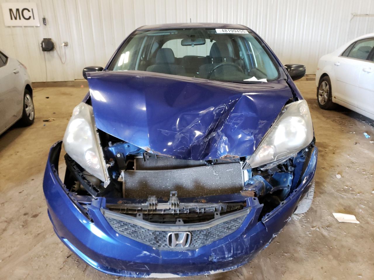2010 Honda Fit VIN JHMGE8G2XAS010268 Copart auction photo, front end damage thumbnail 5