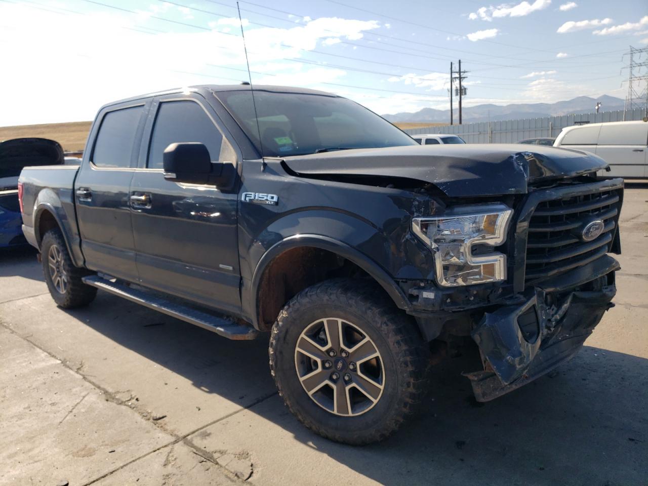 2017 Ford F-150 VIN 1FTEW1EG9HKC12654 Copart auction photo, front end / undercarriage damage thumbnail 4