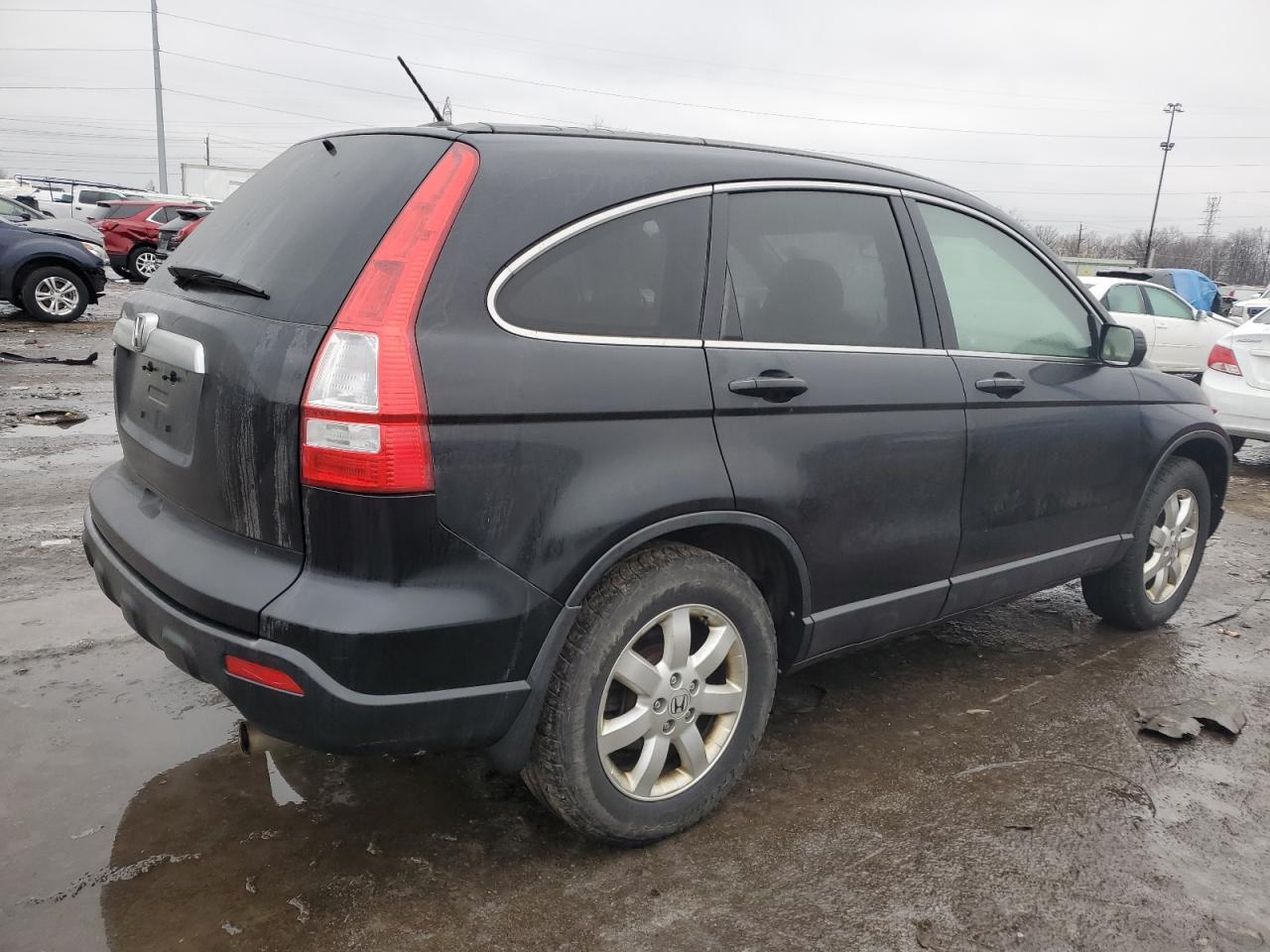 2007 Honda CR-V VIN JHLRE38787C081563 Copart auction photo, rear end / normal wear damage thumbnail 3
