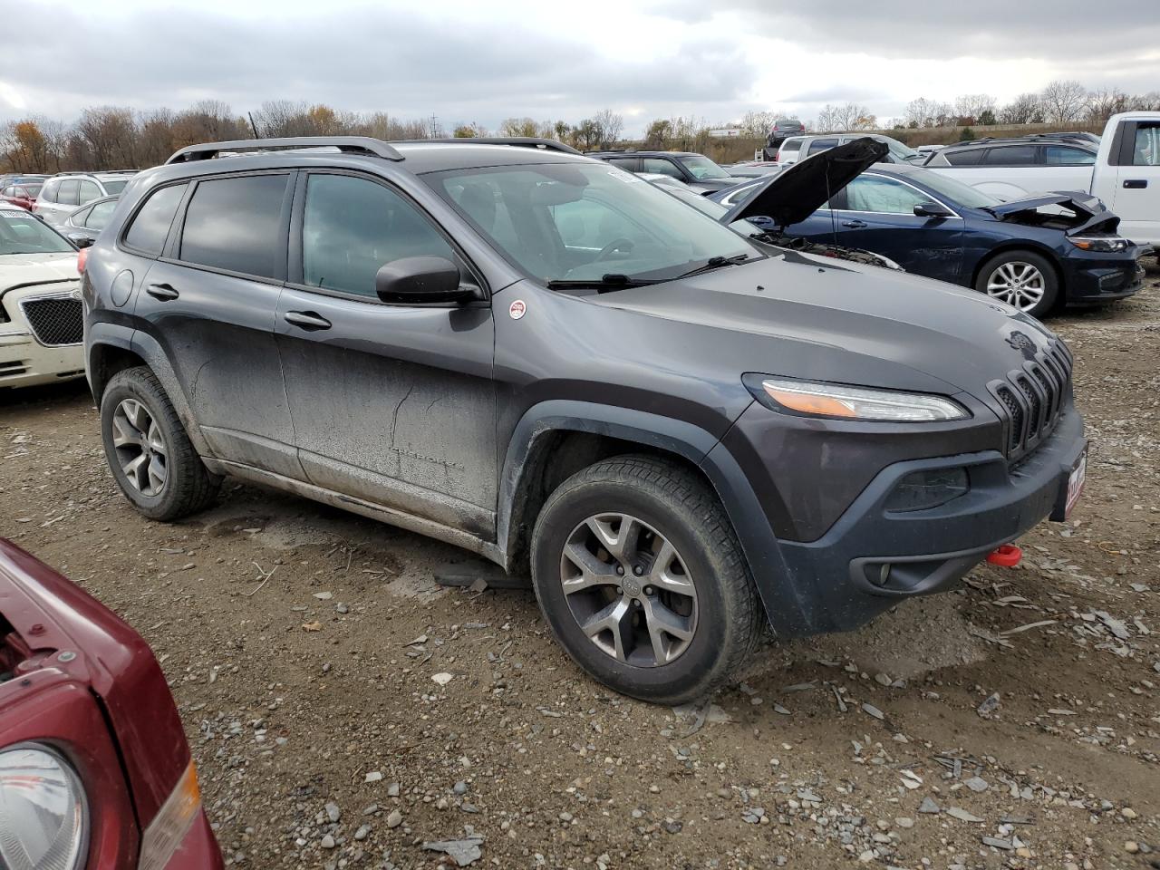 2016 Jeep Cherokee VIN 1C4PJMBS7GW128826 Copart auction photo, mechanical / front end damage thumbnail 4