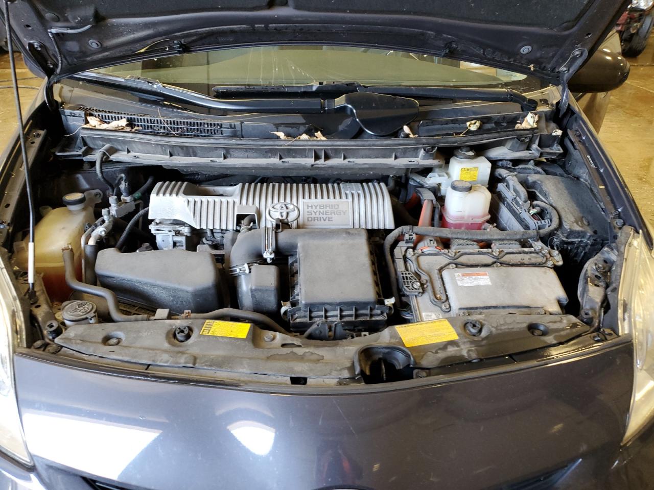 2012 Toyota Prius VIN JTDKN3DU2C5484236 Copart auction photo, front end / side damage thumbnail 11