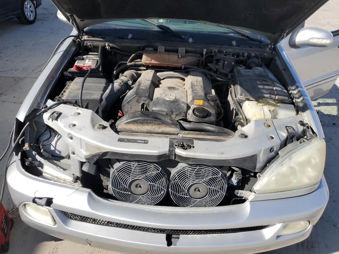 2003 Mercedes-Benz M-klasse VIN 4JGAB57E43A445218 Copart auction photo, front end / side damage thumbnail 12