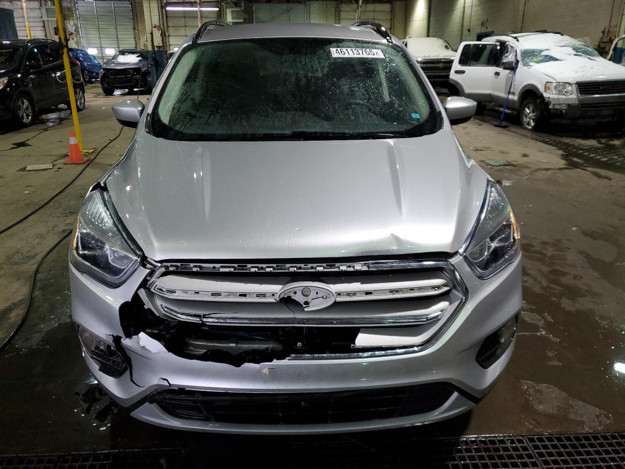 2017 Ford Escape VIN 1FMCU9GD9HUD09724 Copart auction photo, front end / side damage thumbnail 5