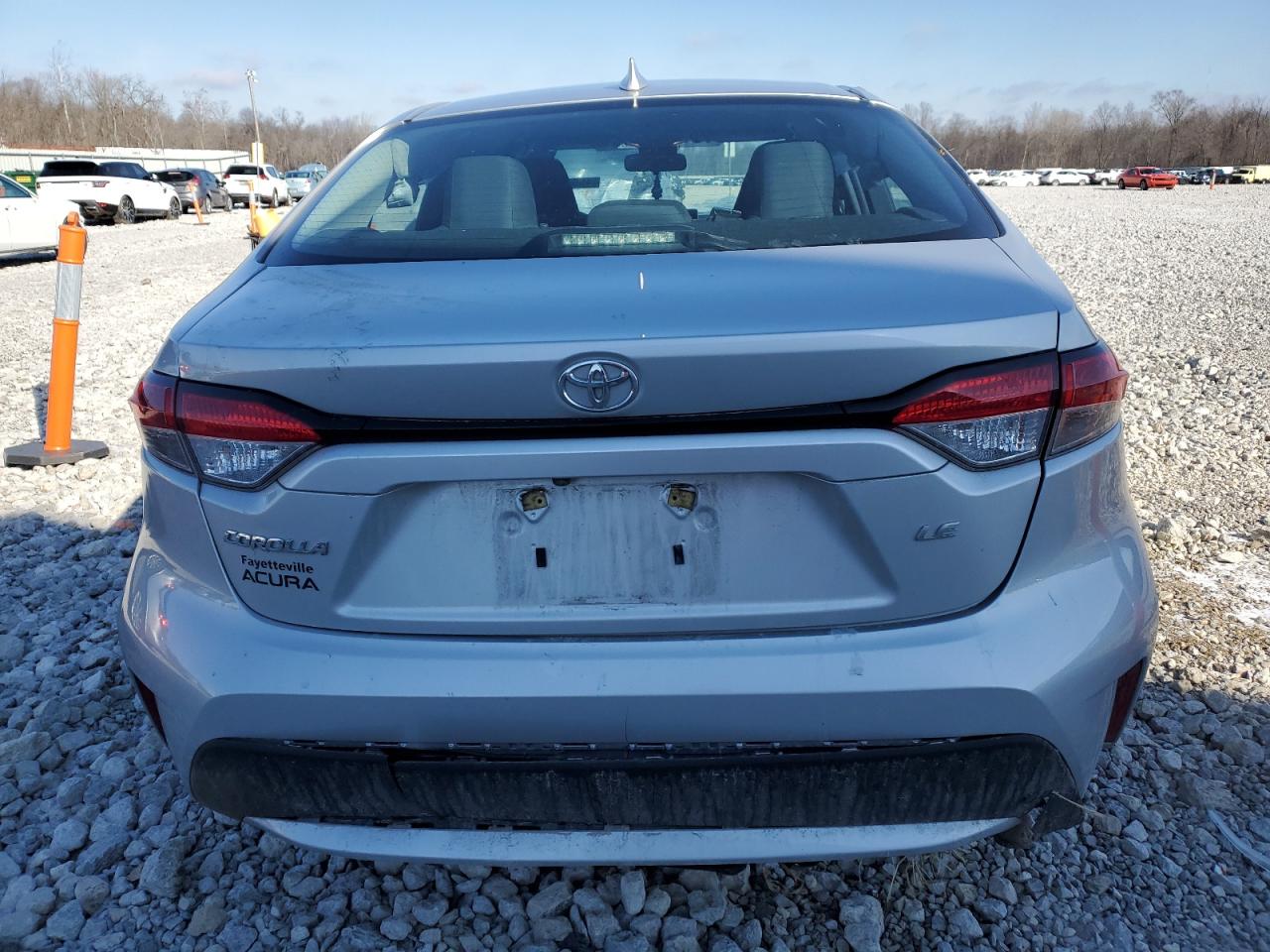 2021 Toyota Corolla VIN 5YFEPMAE2MP266456 Copart auction photo, rollover damage thumbnail 6