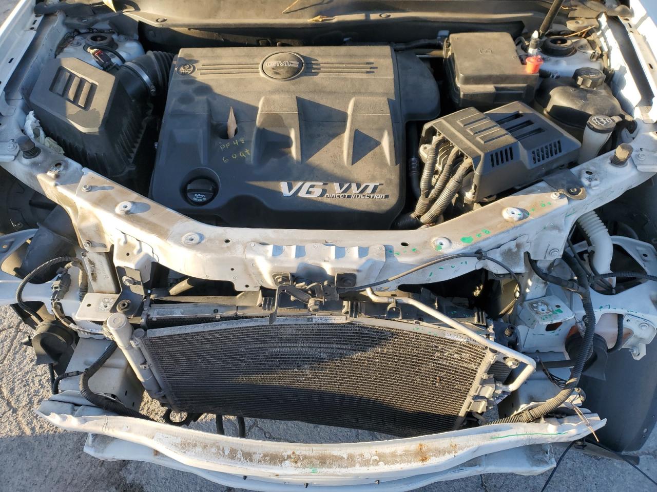 2012 GMC Terrain VIN 2GKFLSE52C6187968 Copart auction photo, front end / side damage thumbnail 12
