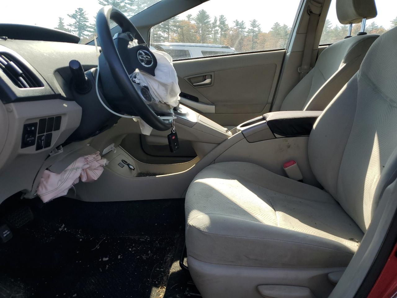 2012 Toyota Prius VIN JTDKN3DU0C1559975 Copart auction photo, front end / side damage thumbnail 7