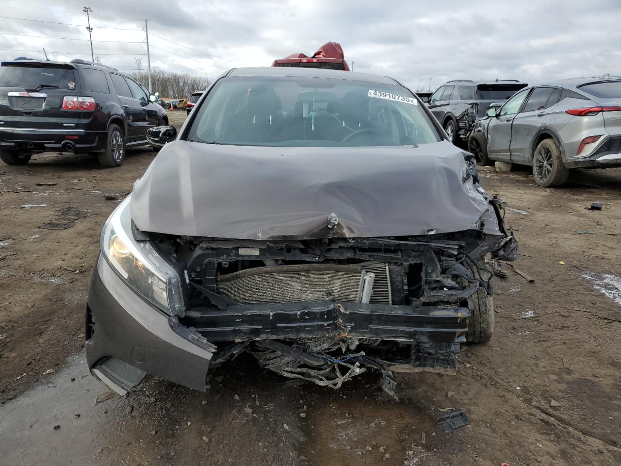 2017 KIA Forte VIN 3KPFK4A77HE098969 Copart auction photo, front end damage thumbnail 5