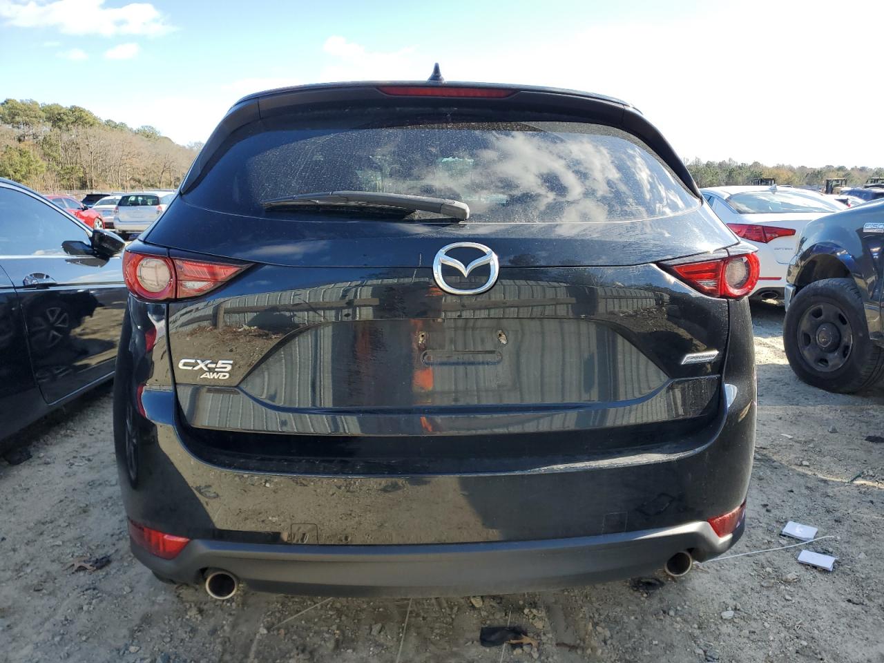 2018 Mazda CX-5 VIN JM3KFBDM9J0312410 Copart auction photo, front end / side damage thumbnail 6
