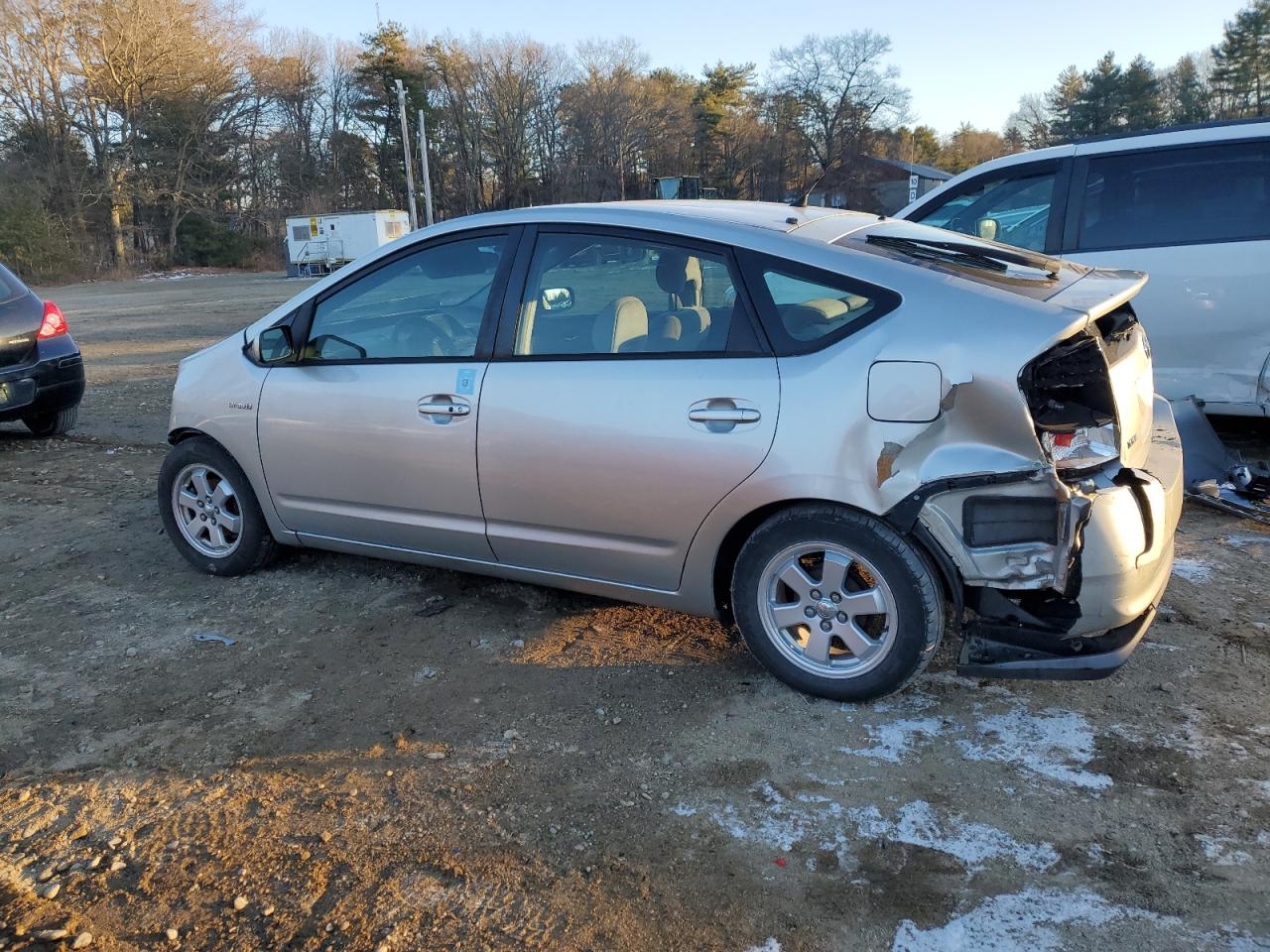 2005 Toyota Prius VIN JTDKB20U157046744 Copart auction photo, front end / rear end damage thumbnail 2