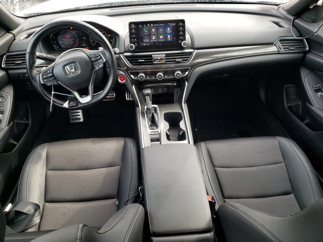 2022 Honda Accord VIN 1HGCV1F35NA100278 Copart auction photo, side / rear end damage thumbnail 8
