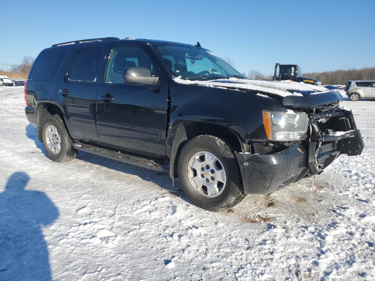 2014 Chevrolet Tahoe VIN 1GNSKAE02ER155435 Copart auction photo, front end damage thumbnail 4