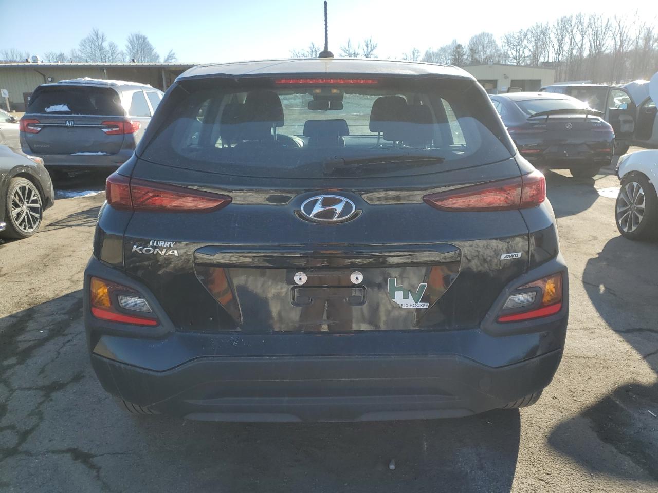 2021 Hyundai Kona VIN KM8K1CAA8MU667181 Copart auction photo, all over damage thumbnail 6