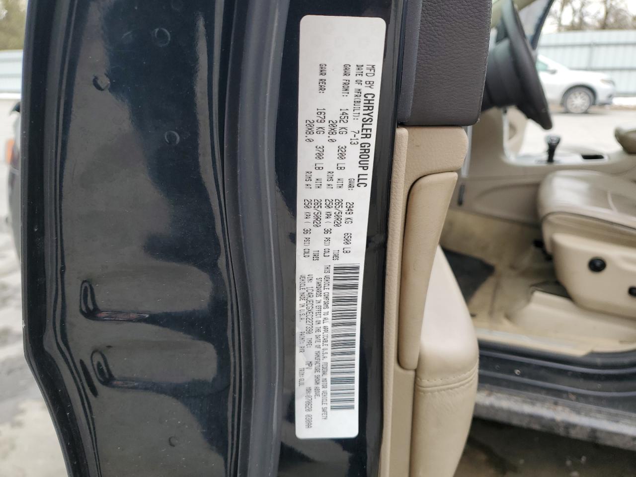 2014 Jeep Grand Cherokee VIN 1C4RJECGXEC227390 Copart auction photo, front end / undercarriage damage thumbnail 15