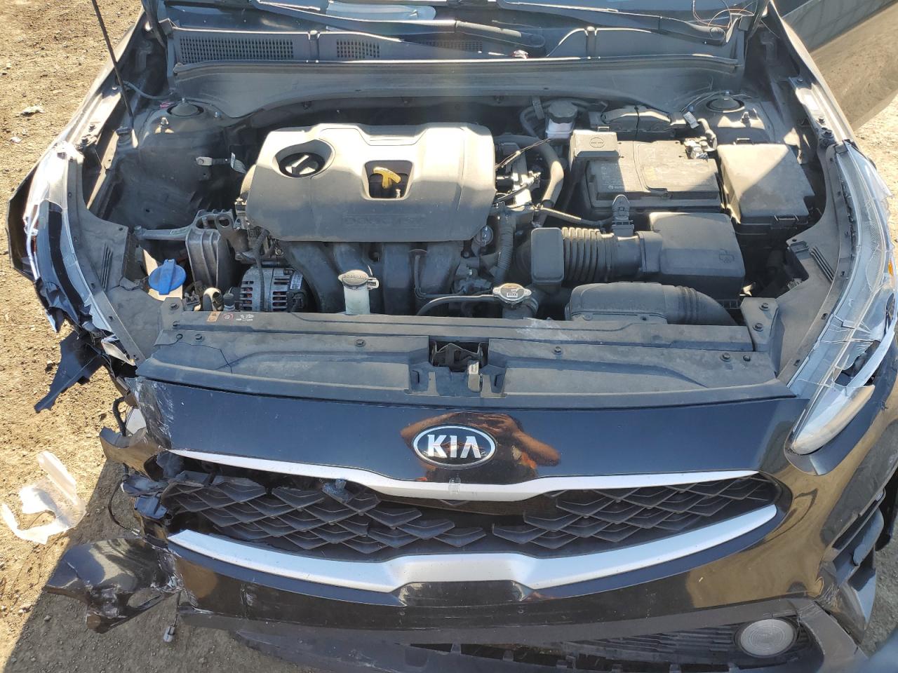 2021 KIA Forte VIN 3KPF24AD9ME374309 Copart auction photo, front end / undercarriage damage thumbnail 11