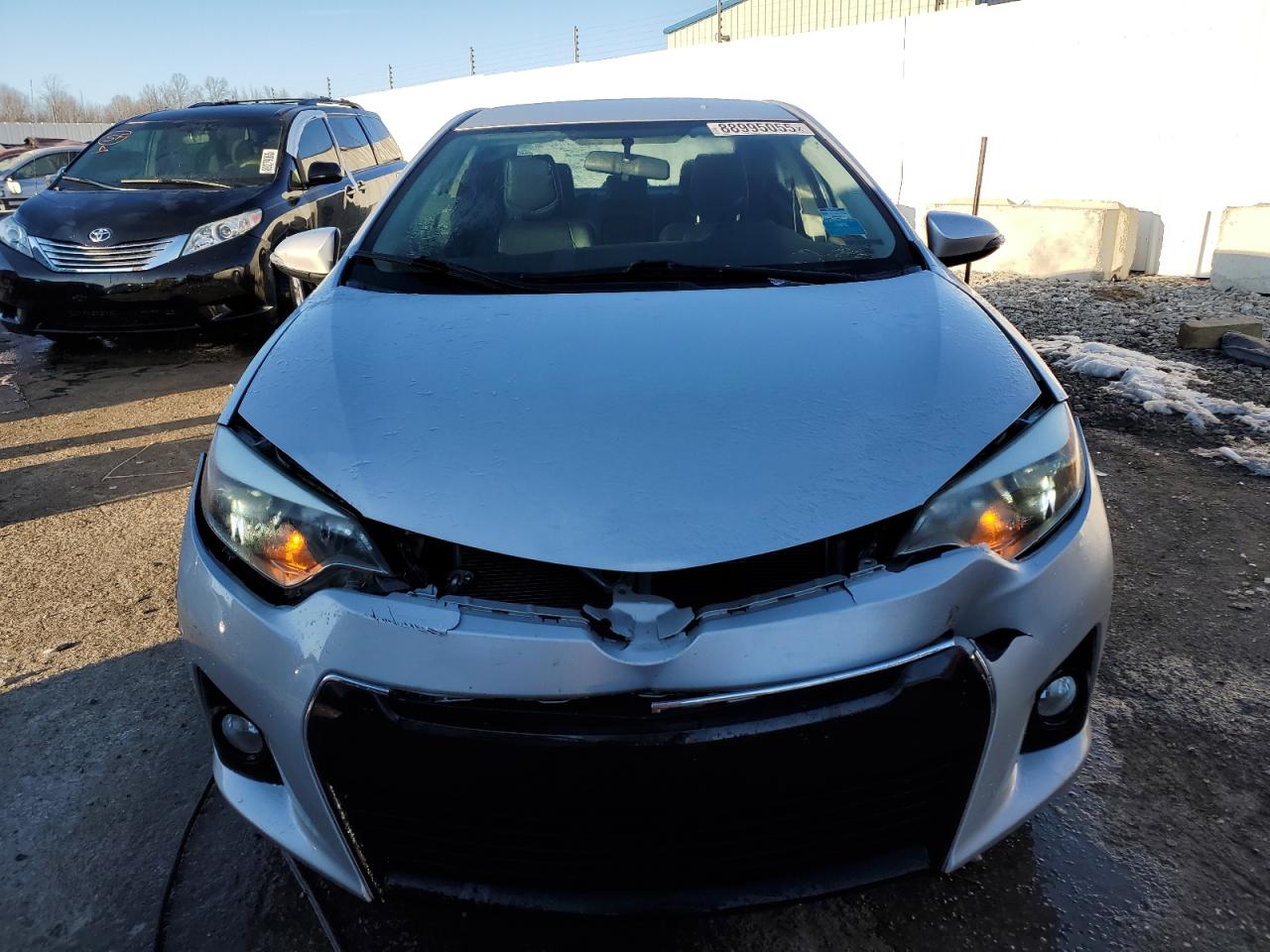 2016 Toyota Corolla VIN 2T1BURHE0GC704880 Copart auction photo, front end / rear end damage thumbnail 5