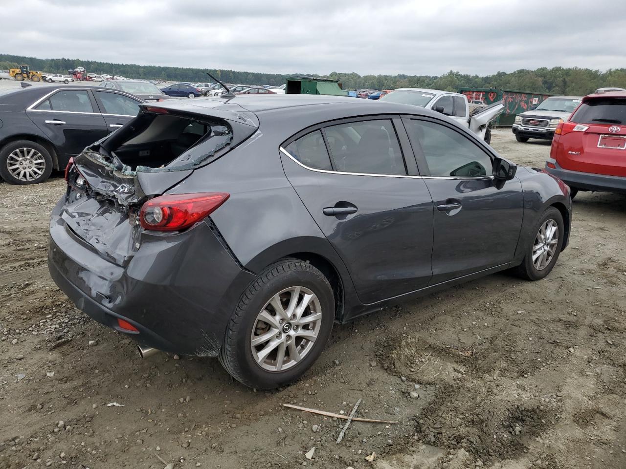 2016 Mazda 3 VIN 3MZBM1L75GM299260 Copart auction photo, rear end damage thumbnail 3