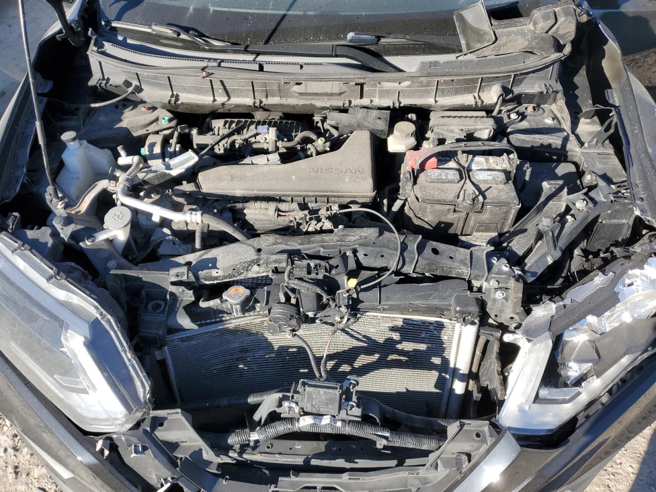 2018 Nissan Rogue VIN KNMAT2MV6JP583034 Copart auction photo, front end / side damage thumbnail 12