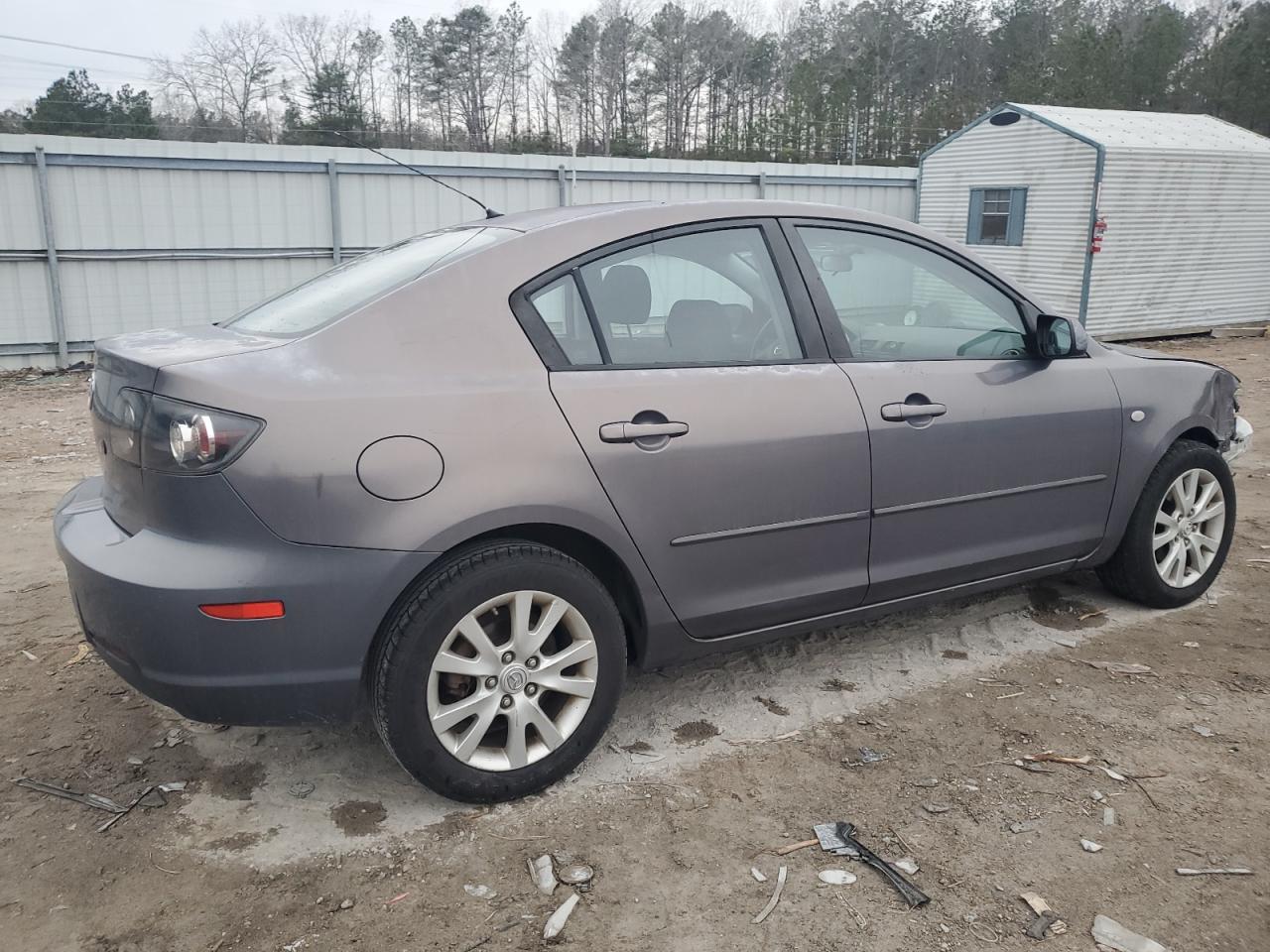 2008 Mazda 3 VIN JM1BK32F281874636 Copart auction photo, front end damage thumbnail 3
