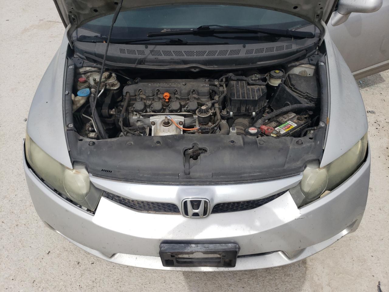 2009 Honda Civic VIN 2HGFA16639H326281 Copart auction photo, front end / minor dent/scratches damage thumbnail 11
