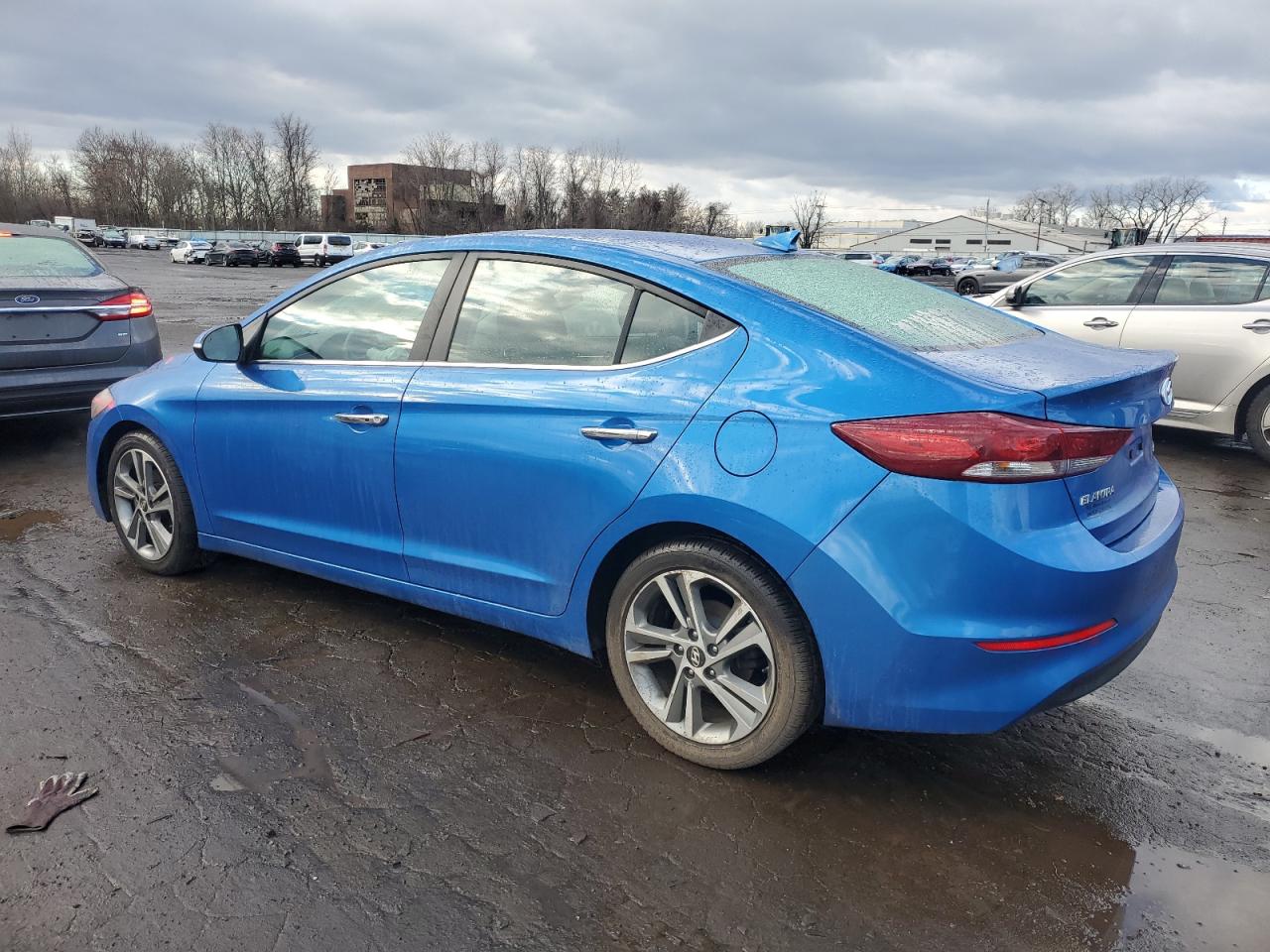 2017 Hyundai Elantra VIN KMHD84LFXHU076245 Copart auction photo, front end damage thumbnail 2