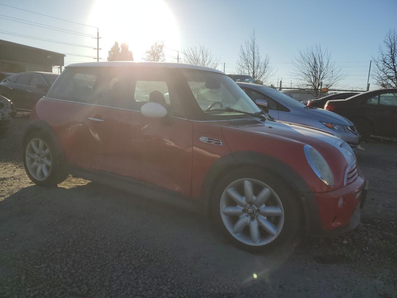 2003 MINI Cooper VIN WMWRE33433TD64067 Copart auction photo, side damage thumbnail 4
