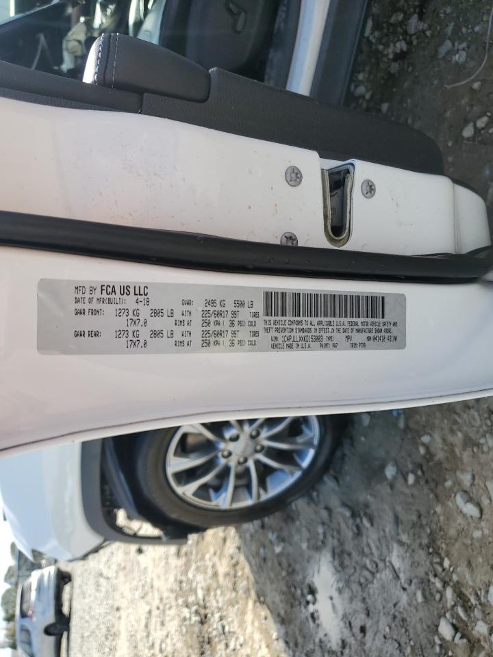 2019 Jeep Grand Cherokee VIN 1C4PJLLXXKD153003 Copart auction photo, front end / minor dent/scratches damage thumbnail 14