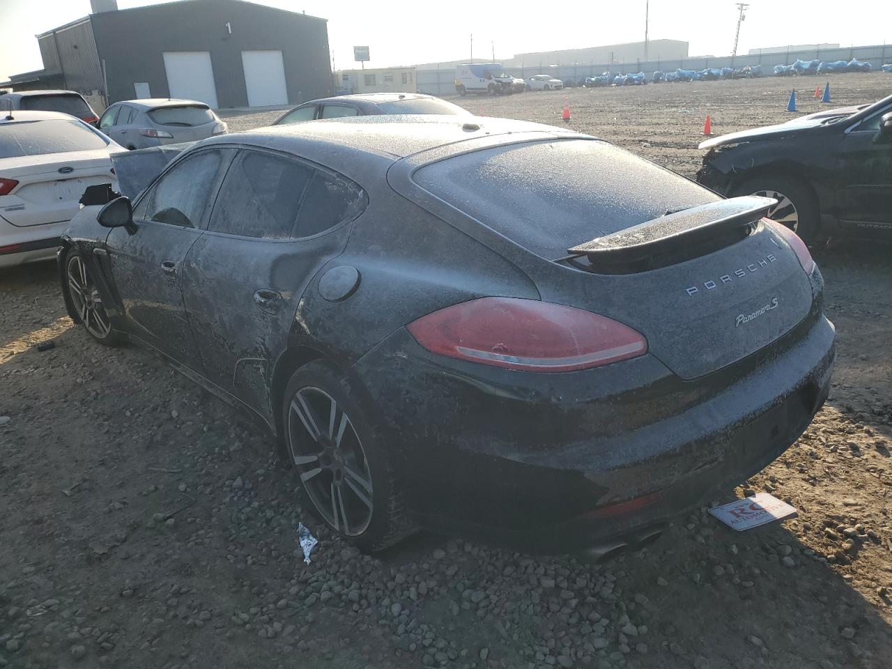 2014 Porsche Panamera VIN WP0AD2A75EL044534 Copart auction photo, front end damage thumbnail 2