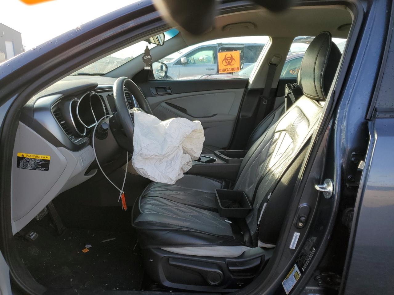 2015 KIA Optima VIN KNAGM4A7XF5546562 Copart auction photo, front end damage thumbnail 7