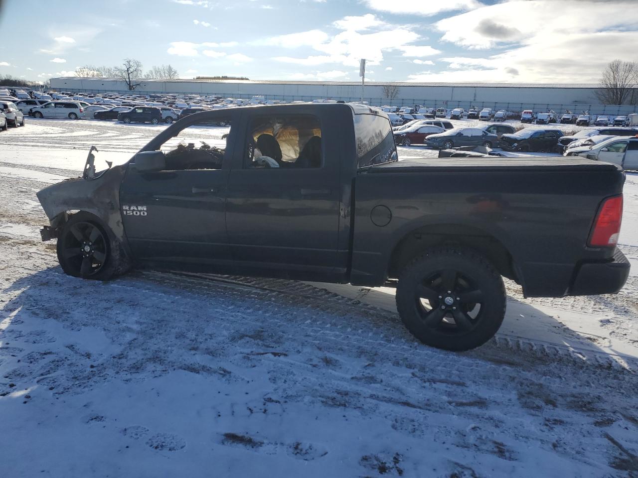 2014 RAM 1500 VIN 1C6RR7KT5ES248826 Copart auction photo, burn / missing/altered vin damage thumbnail 2