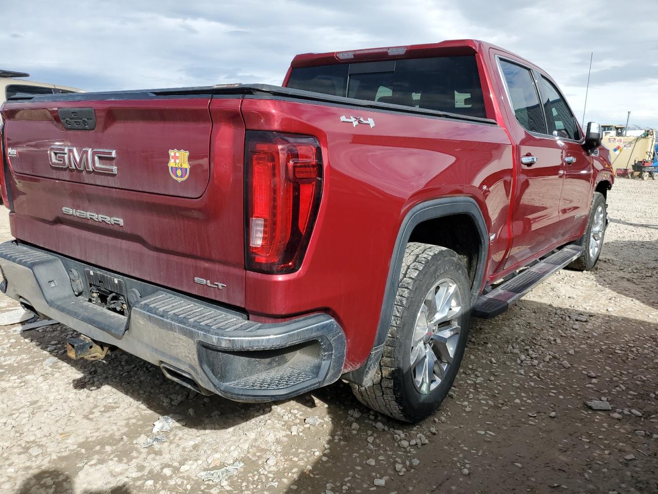 2019 GMC Sierra VIN 1GTU9DEL4KZ100022 Copart auction photo, front end damage thumbnail 3