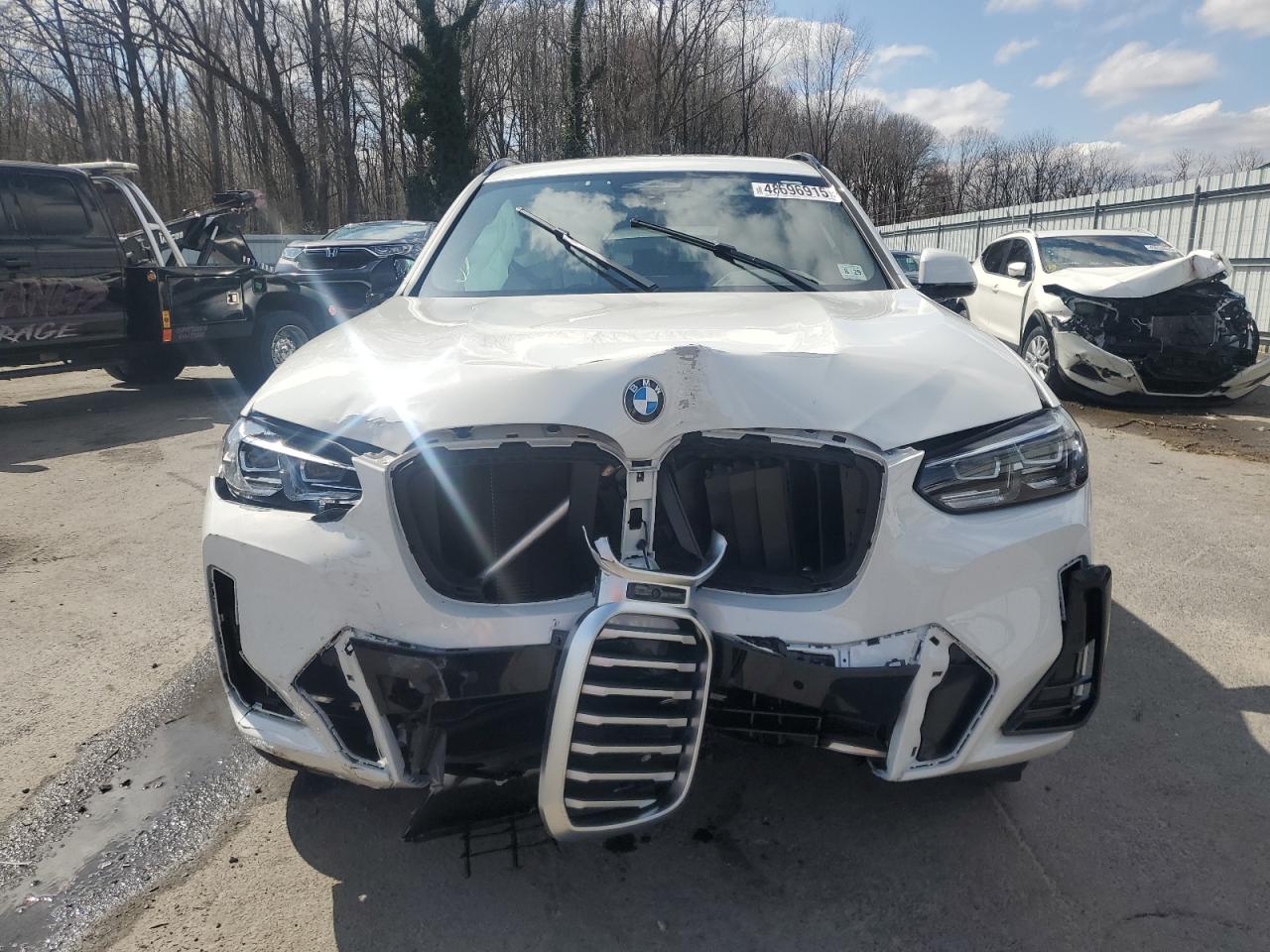 2024 BMW X3 VIN 5UX53DP07R9V89467 Copart auction photo, side / front end damage thumbnail 5