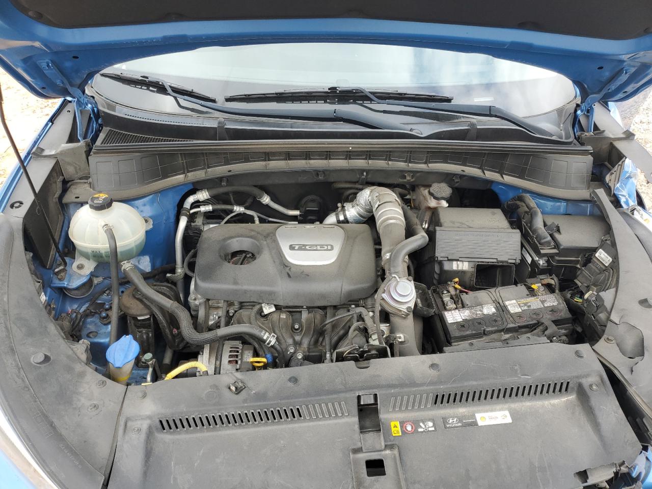 2017 Hyundai Tucson VIN KM8J33A23HU368069 Copart auction photo, front end damage thumbnail 14