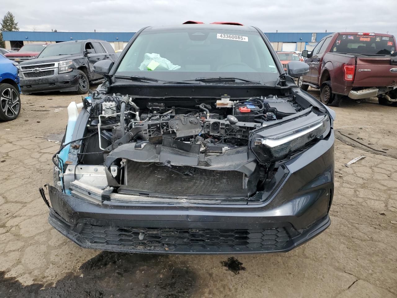 2024 Honda CR-V VIN 2HKRS3H46RH322023 Copart auction photo, front end / stripped damage thumbnail 5