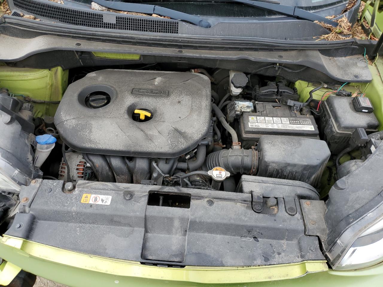 2015 KIA Soul VIN KNDJP3A50F7780125 Copart auction photo, front end / rear end damage thumbnail 11