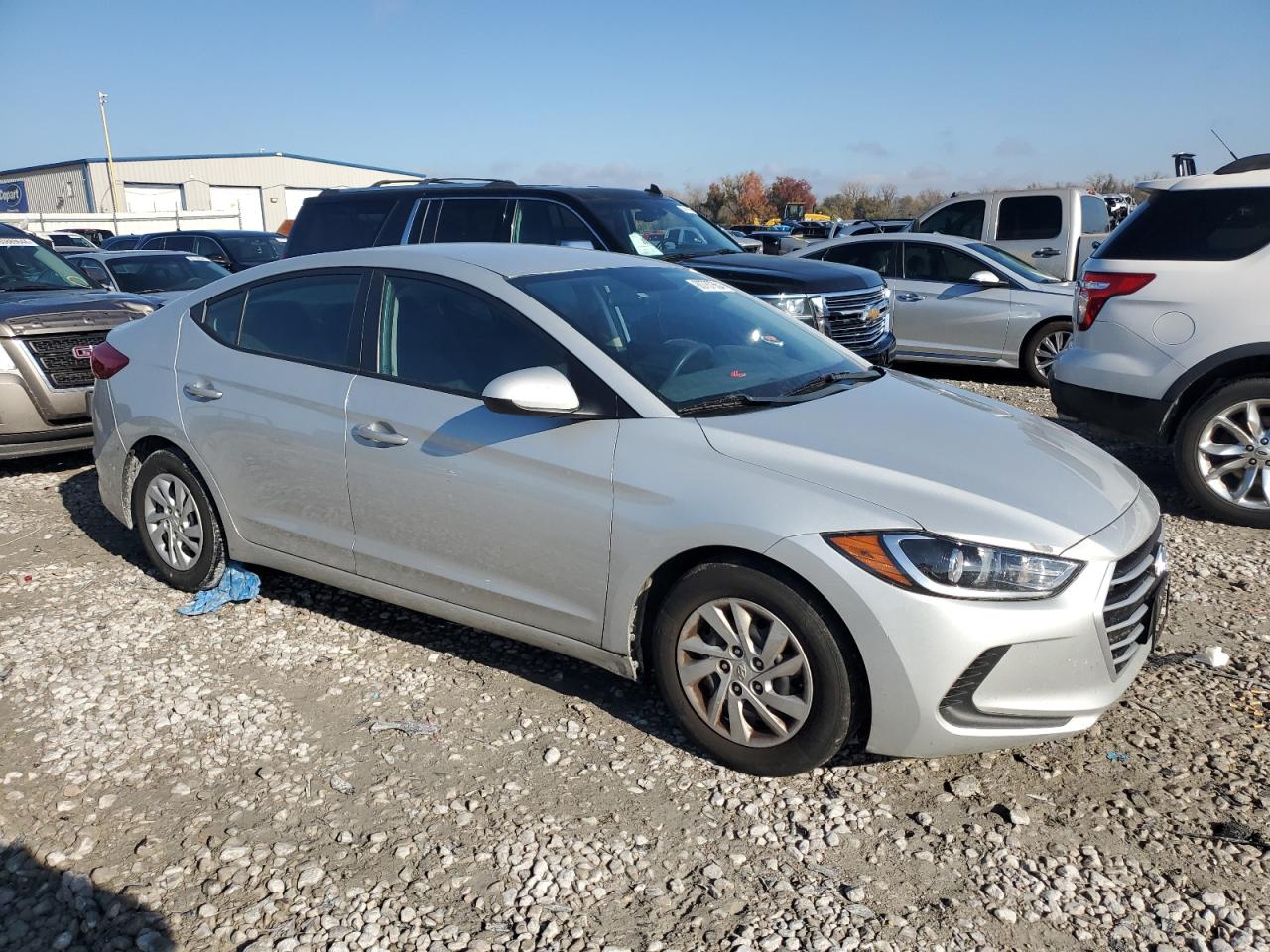 2018 Hyundai Elantra VIN 5NPD74LFXJH251908 Copart auction photo, vandalism damage thumbnail 4